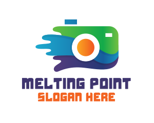 Melting - Melting Wave Camera logo design