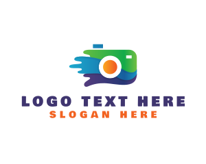 Transformation - Melting Wave Camera logo design