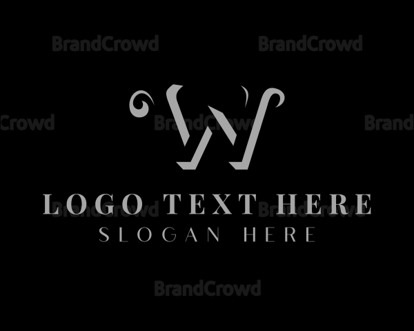 Stylish Firm Letter W Logo