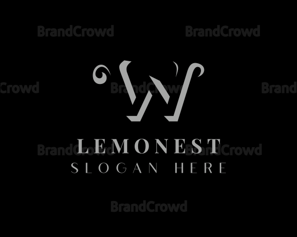 Stylish Firm Letter W Logo