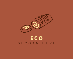 Confection - Chocolate Cake Roll logo design