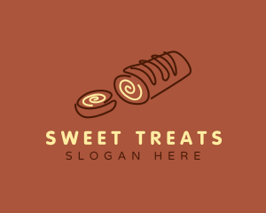 Confection - Chocolate Cake Roll logo design