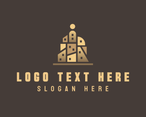 Hotel - Building Geometry Structure logo design