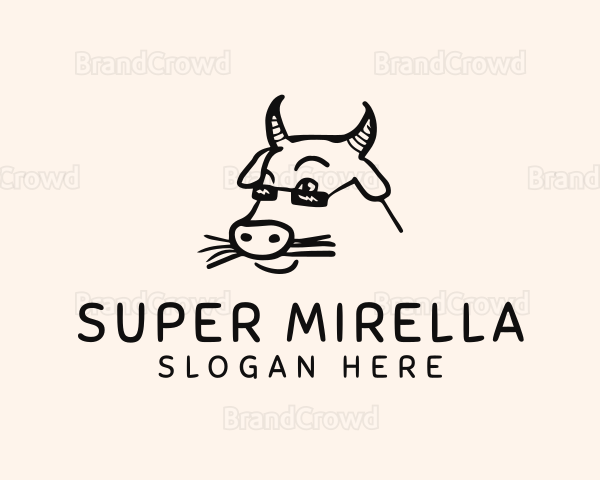 Farm Cow Shades Logo