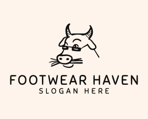 Farm Cow Shades logo design