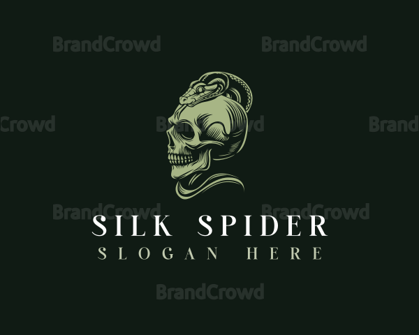 Snake Serpent Skull Logo