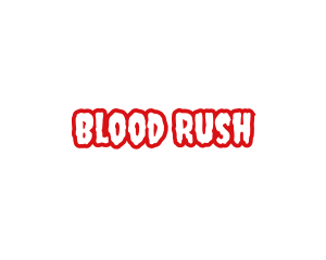 Blood Creepy Wordmark logo design