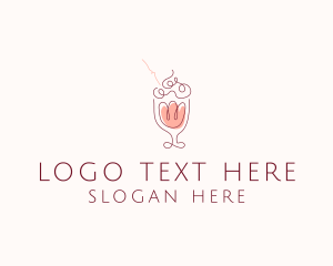 Shake - Fruit Shake Drink logo design