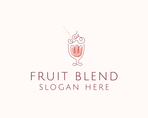 Smoothie - Fruit Shake Drink logo design