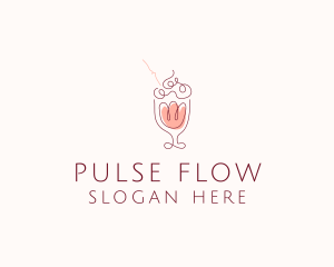 Fruit Shake Drink logo design