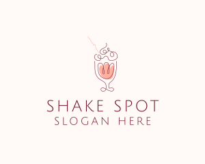 Shake - Fruit Shake Drink logo design