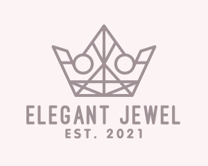 Royalty Jewel Crown  logo design
