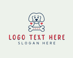 Pet Dog Bone logo design