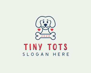 Kennel - Pet Dog Bone logo design