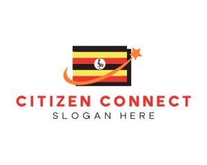 Citizenship - Uganda Country Flag logo design