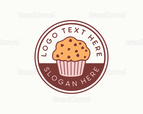 Cupcake Muffin Bakery Logo