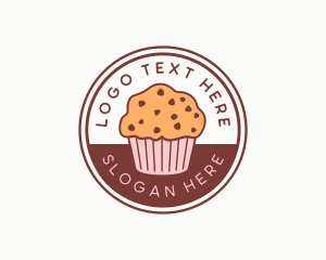 Cupcake Muffin Bakery Logo