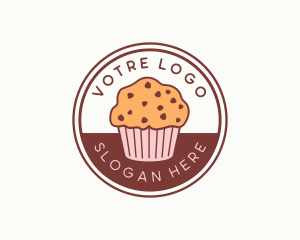 Cupcake Muffin Bakery Logo