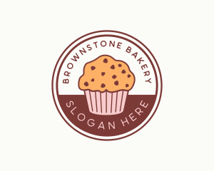 Cupcake Muffin Bakery logo design