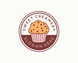 Cupcake Muffin Bakery logo design