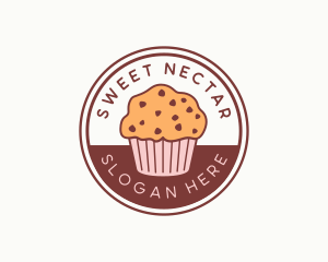 Cupcake Muffin Bakery logo design