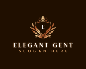 Elegant Leaves Decoration logo design