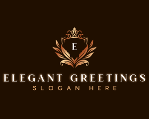 Elegant Leaves Decoration logo design