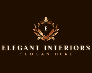 Elegant Leaves Decoration logo design