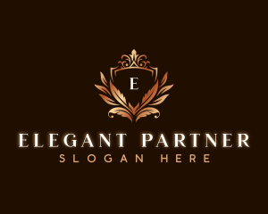 Elegant Leaves Decoration logo design