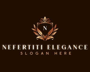 Elegant Leaves Decoration logo design