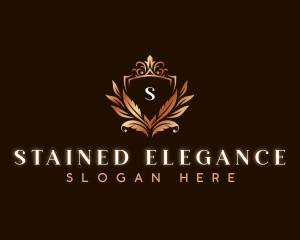 Elegant Leaves Decoration logo design