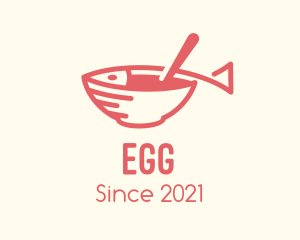Food Stand - Fish Soup Bowl logo design