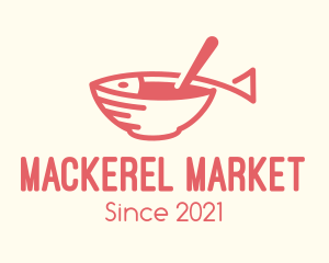 Fish Soup Bowl logo design