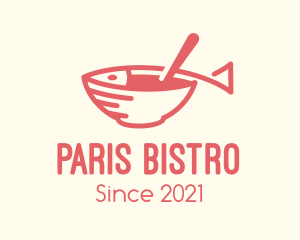 Fish Soup Bowl logo design