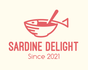 Fish Soup Bowl logo design