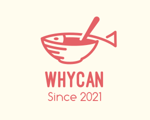 Fish Soup Bowl logo design