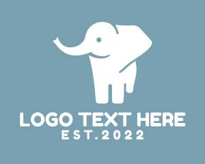 Zoology - Baby Elephant Apparel logo design
