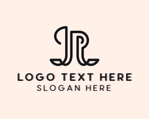 Stylish Boutique Brand Letter R logo design