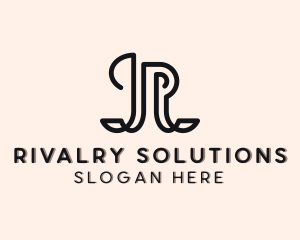 Stylish Boutique Brand Letter R logo design