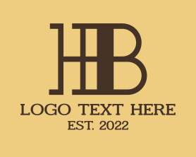 Enterprise - H & B Monogram Enterprise logo design
