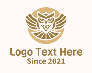 Wildlife Center - Owl Bird Sanctuary logo design