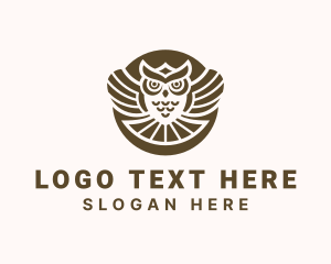 Avian - Owl Bird Sanctuary logo design