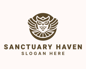 Owl Bird Sanctuary logo design