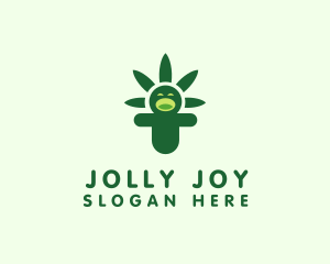 Jolly - Jolly Cannabis Person logo design