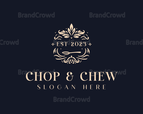 Luxury Restaurant Catering Logo