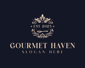 Luxury Restaurant Catering logo design