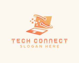 Computer - Laptop Computer Technician logo design