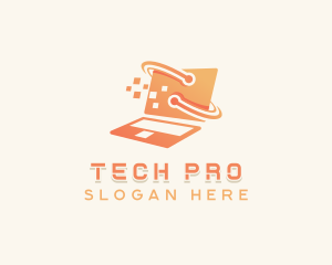 Technician - Laptop Computer Technician logo design