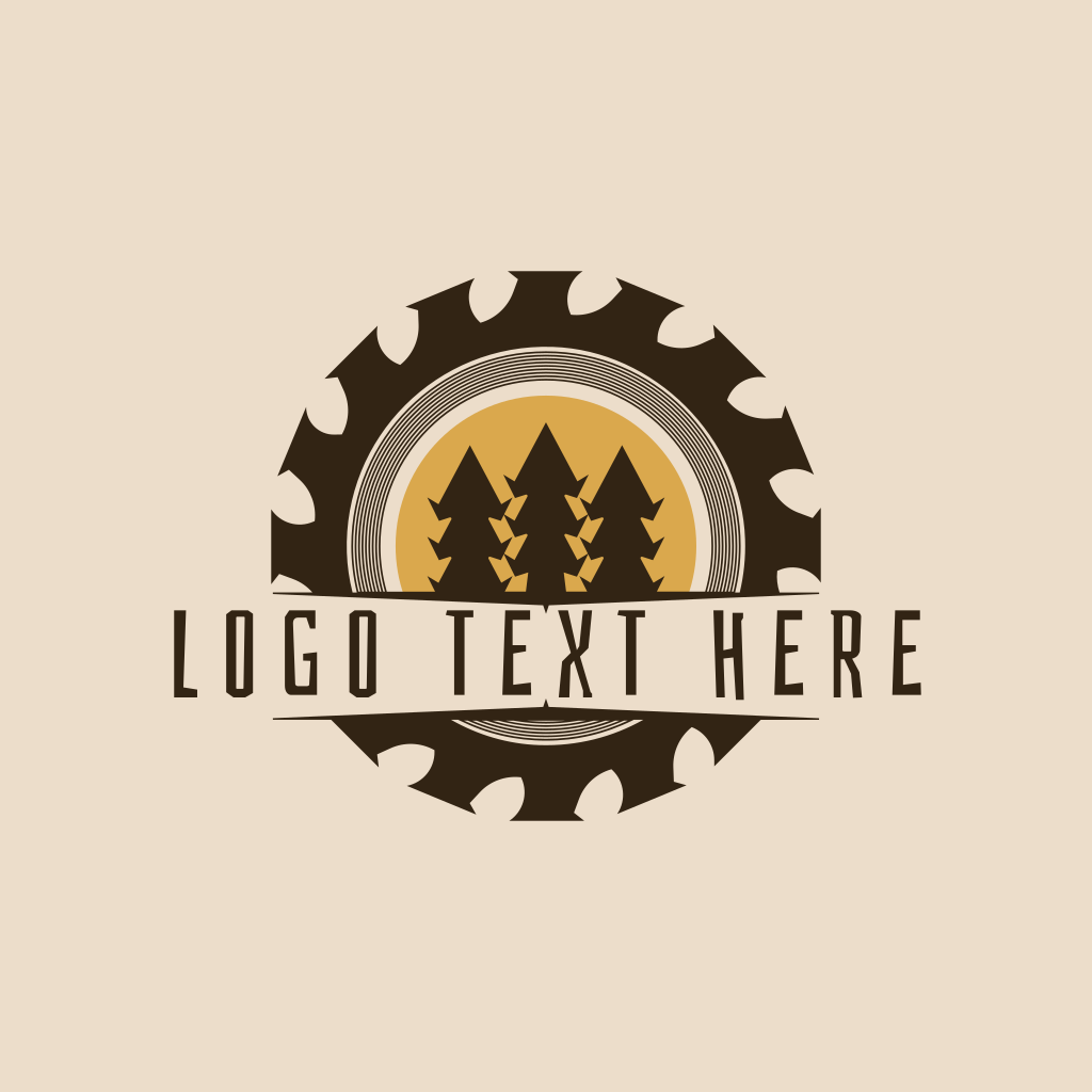 Carpentry Forest Tree Logo | BrandCrowd Logo Maker