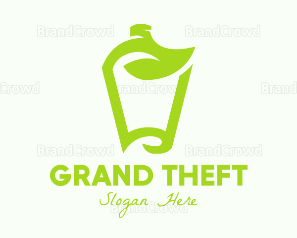 Green Organic Drink Logo